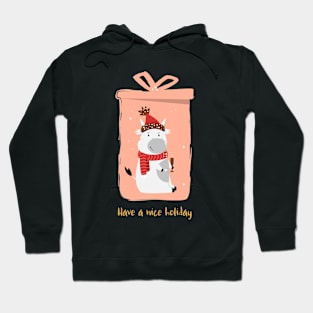 Reindeer Christmas Sock Hoodie